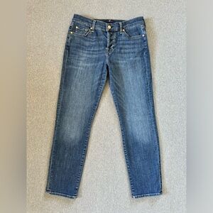 7 For All Mankind Josefina‎ ankle skinny boyfriend jeans women’s 25